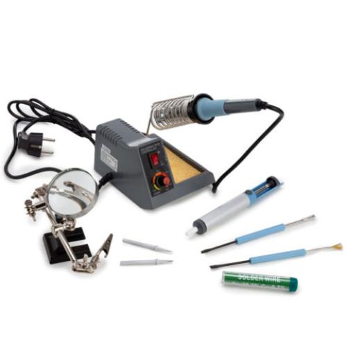 Soldering Station Kit - 150-480 °C - Third Hand - Desoldering Pump - Etc.