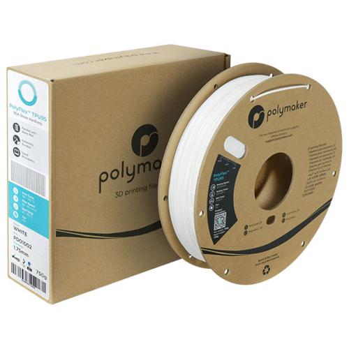 Polymaker Filament - PolyFlex TPU95 White - 1.75mm - 0.75KG