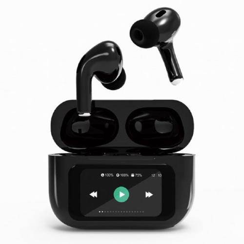 ANC Wireless In-Ears with Charging Case Black - LCD Display