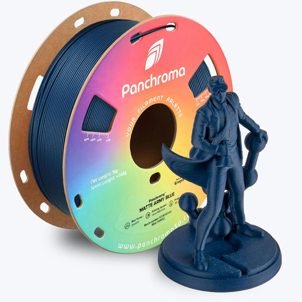 Polymaker - Panchroma™ Matte PLA Army Blue - 1.75mm - 1KG