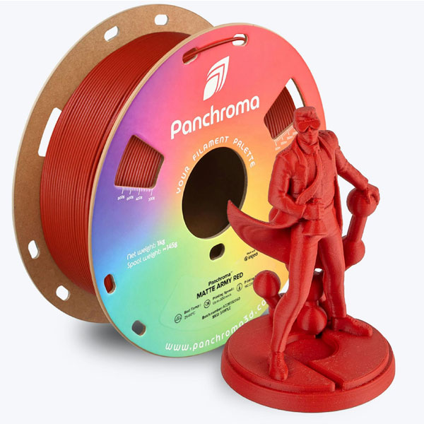 Polymaker - Panchroma™ Mattes PLA Armeerot - 1,75 mm - 1 kg