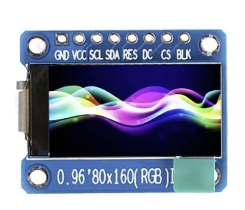 0.96 inch IPS TFT Display - 80x160 - ST7735