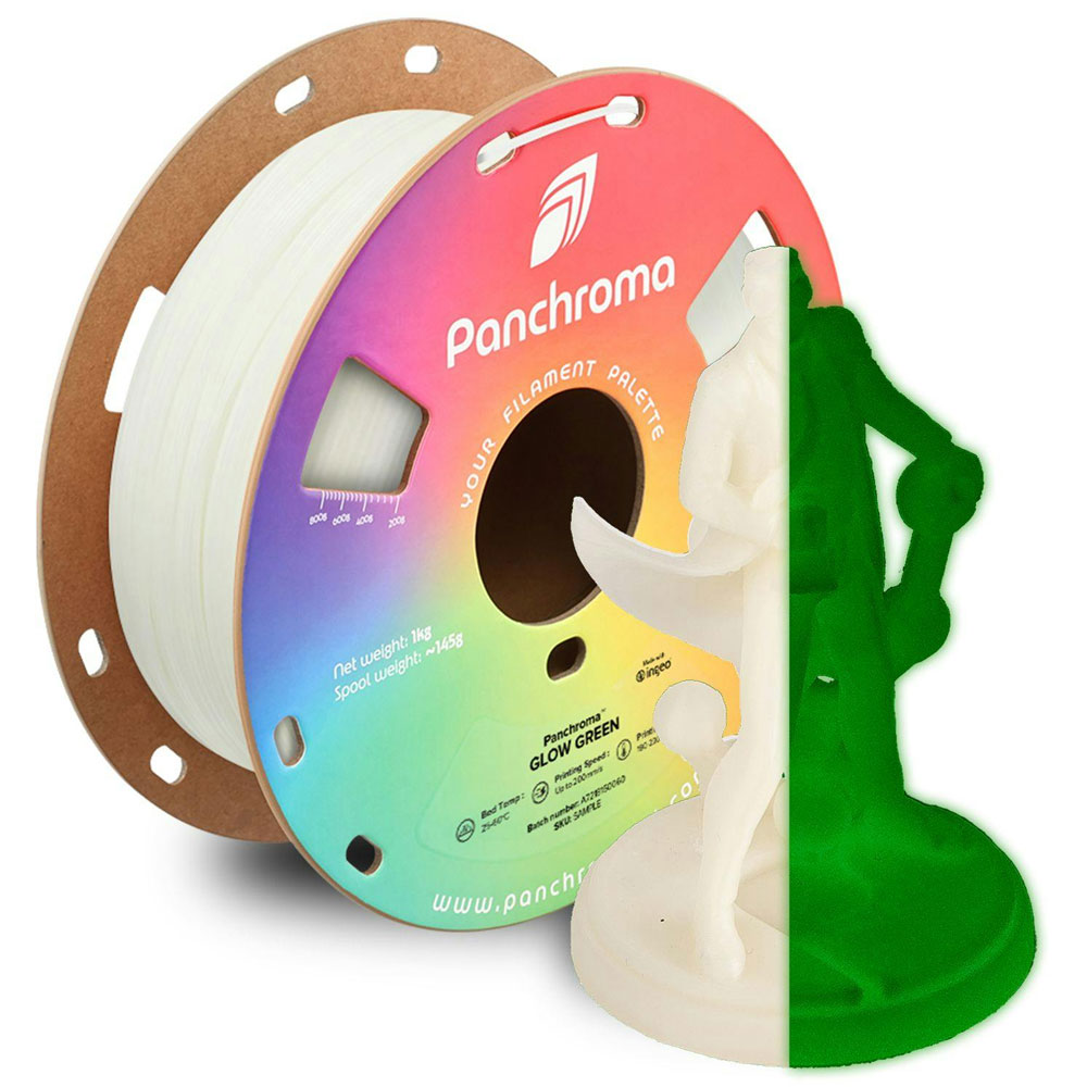 Polymaker - Panchroma™ PLA Glow in the dark Green - 1,75mm - 1KG