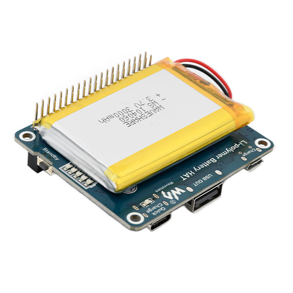 Li-polymer battery HAT