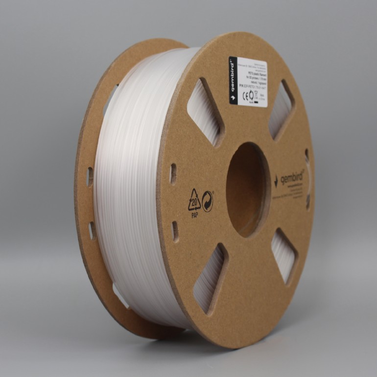 PETG Natural (Transparent) 1.75 mm, 1 kg