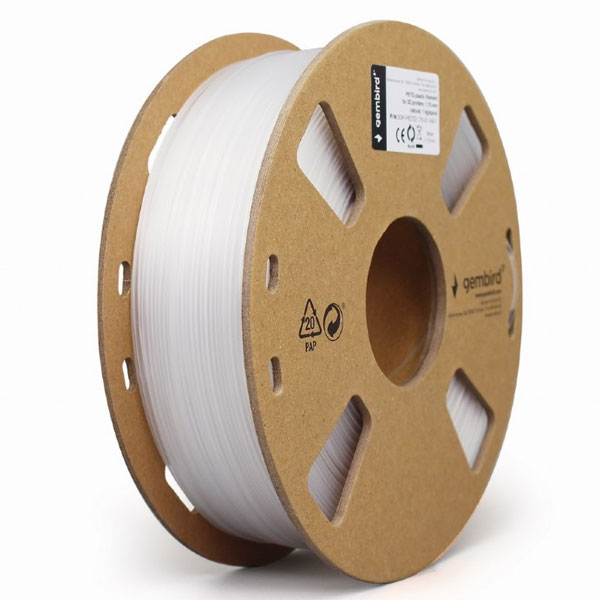 PETG White 1.75 mm, 1 kg