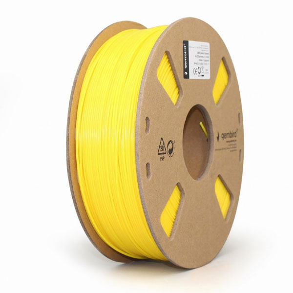 ABS Filament Yellow, 1.75 mm, 1 kg