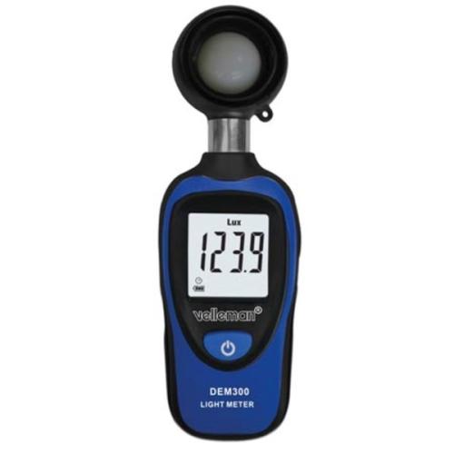 Digital Light Meter with LCD Display - 0-200000 Lux