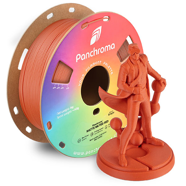 Polymaker - Panchroma™ Matte PLA Muted Red - 1,75mm - 1KG