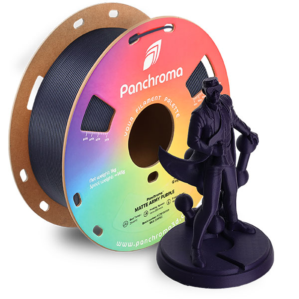 Polymaker - Panchroma™ Mattes PLA Army Purple - 1,75 mm - 1 kg
