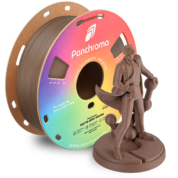 Polymaker - Panchroma™ Mattes PLA Armeebraun - 1,75 mm - 1 kg