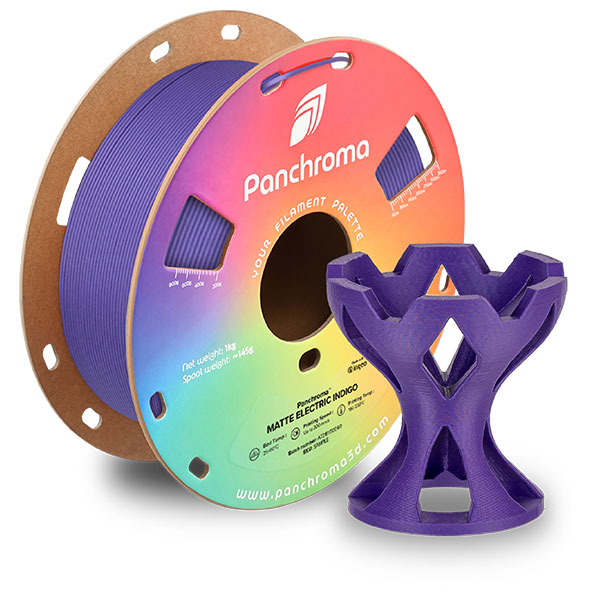 Polymaker - Panchroma™ Mattes PLA Electric Indigo - 1,75 mm - 1 kg