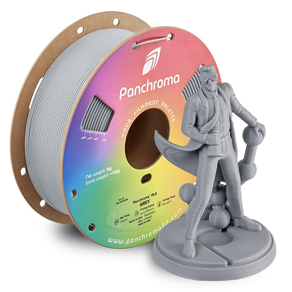 Polymaker - Panchroma™ PLA Basic Grey- 1.75mm - 1KG