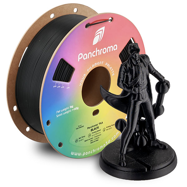 Polymaker - Panchroma™ PLA Basic Black - 1.75mm - 1KG