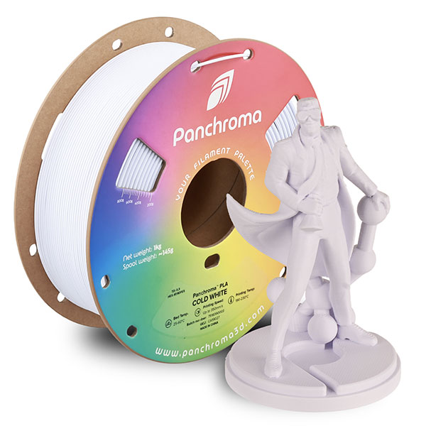 Polymaker - Panchroma™ PLA Basic Cold White - 1.75mm - 1KG