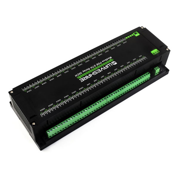 Waveshare Modbus PoE ETH Relay – 30-channel