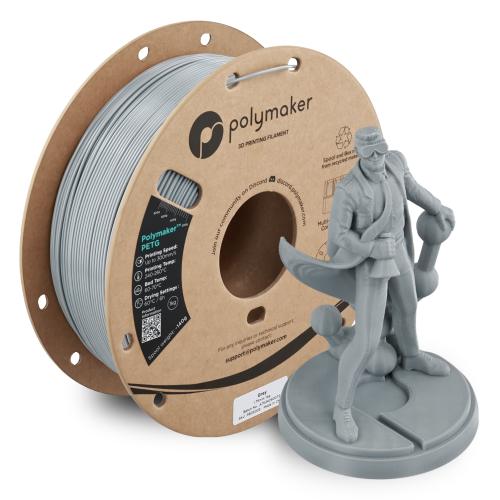 Polymaker Filament - PETG Gray - 1.75mm - 1KG