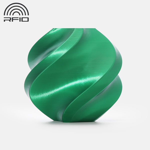 Bambu Lab PLA Silk+ – Candy Green – With Spool – 1KG