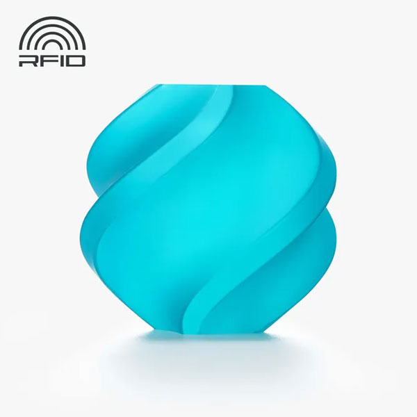 Bamboo Lab PLA Translucent – Teal – With Spool – 1KG