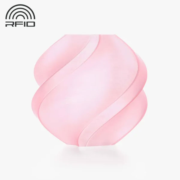 Bamboo Lab PLA Translucent – Cherry Pink – With Spool – 1KG