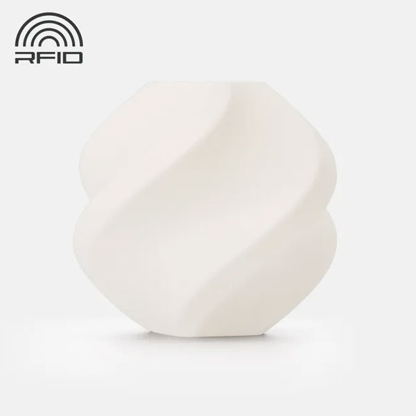 Bamboo Lab PLA Tough+ – White – With Spool – 1KG