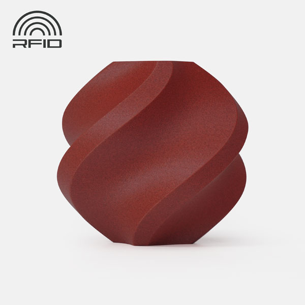 Bambu Lab PETG-CF - Brick Red - With Spool - 1KG