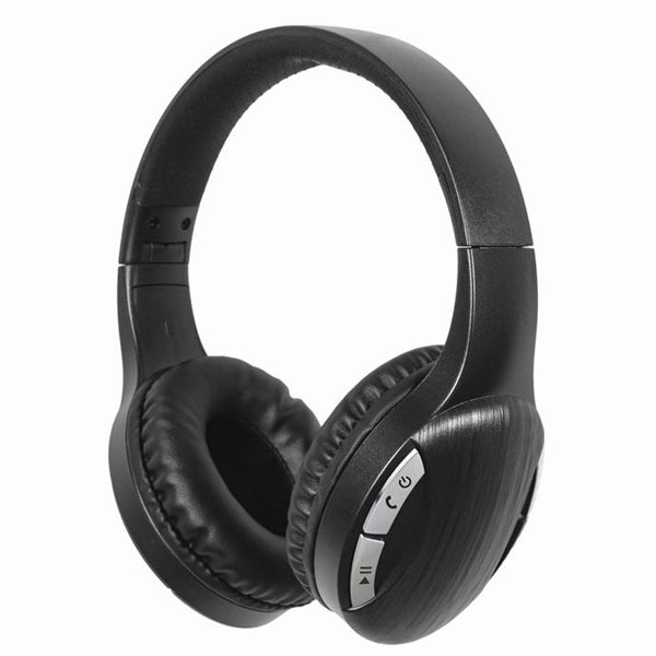 Wireless BT Headset with Microphone and Volume Control