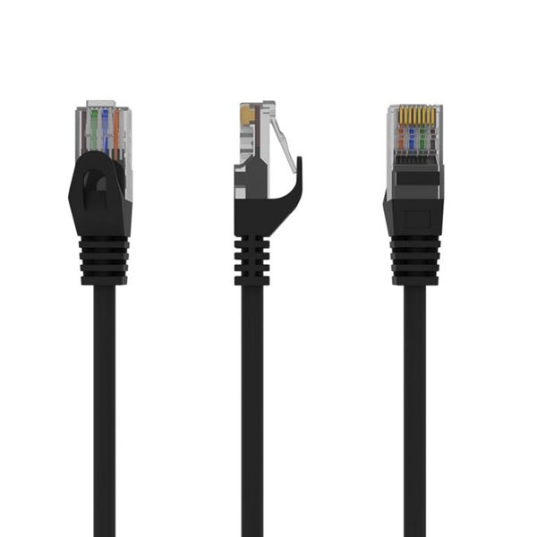 CAT6 UTP Network Cable 0.25M Black