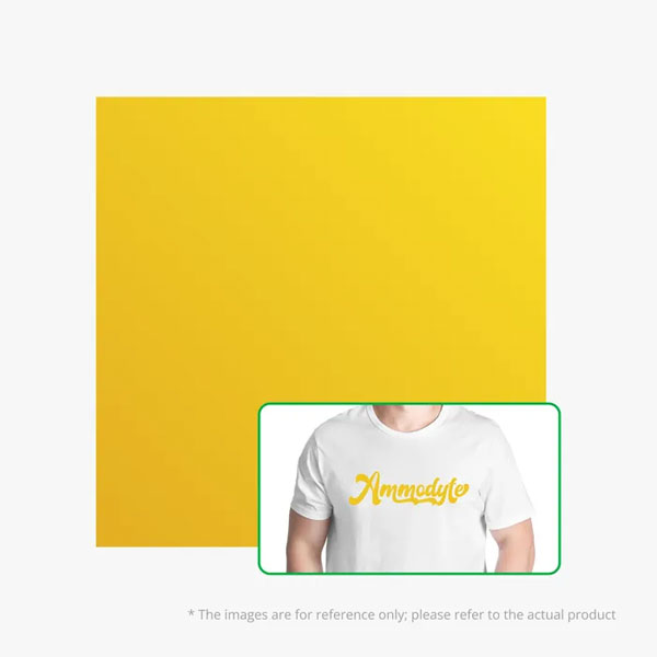 Bambu Lab Heat Transfer Vinyl Mat – Lemon Yellow – 300×300 mm – 10 pieces