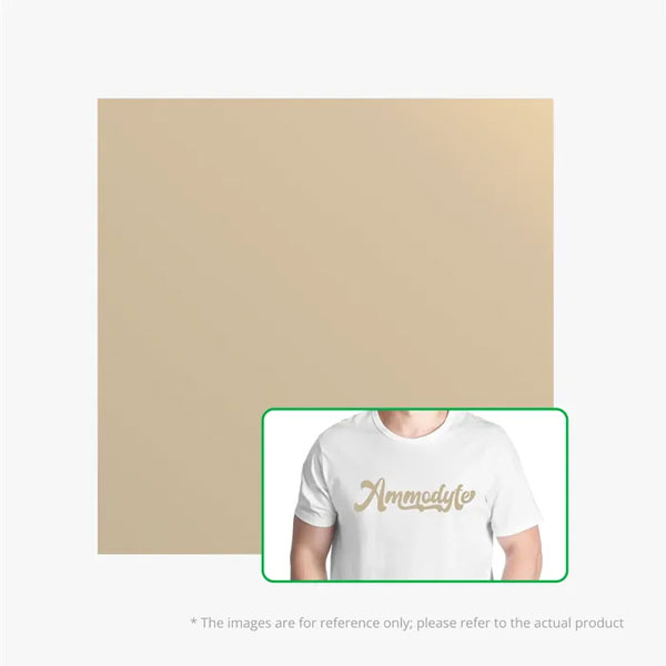 Bambu Lab Heat Transfer Vinyl Mat – Champagne Gold – 300×300 mm – 10 pieces