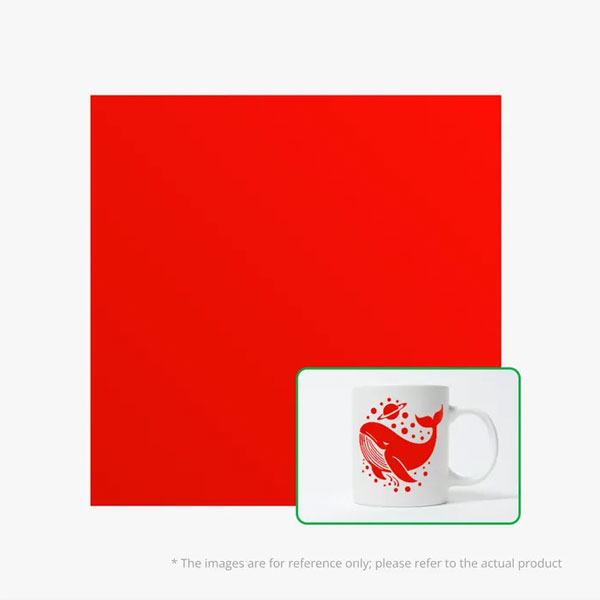 Bambu Lab Removable Vinyl Mat – Red – 300×300 mm – 10 pieces