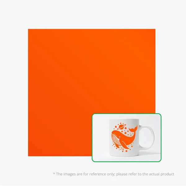 Bambu Lab Removable Vinyl Mat – Orange – 300×300 mm – 10 pieces