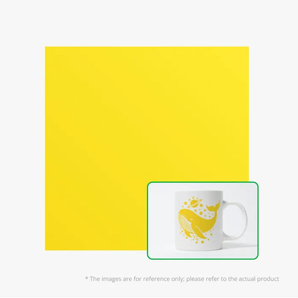 Bambu Lab Removable Vinyl Mat – Lemon Yellow – 300×300 mm – 10 pieces