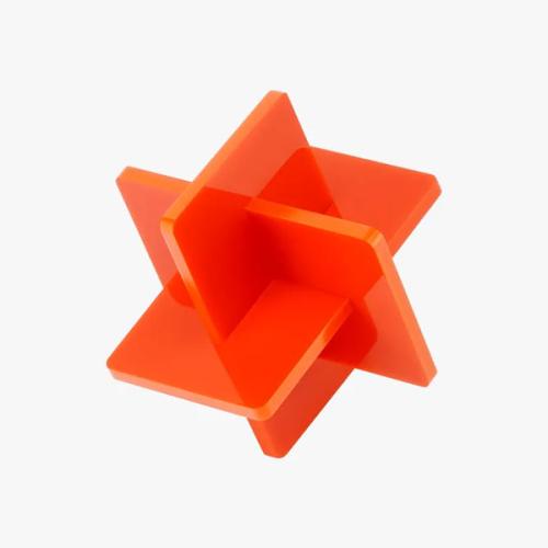 Bambu Lab Acrylic Sheet Glossy Opaque - Orange - 3mm - 300x300 mm - 3 pieces