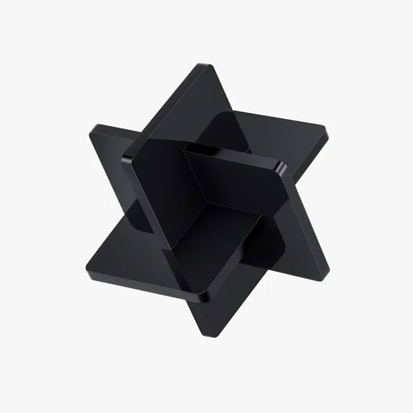 Bambu Lab Acrylic Sheet Glossy Opaque - Black - 3mm - 300x300 mm - 3 pieces