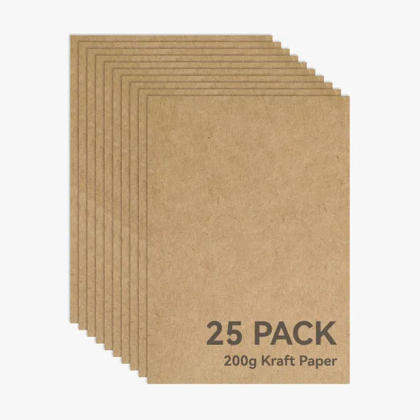Bambu Lab Kraft paper - A4 - 200g - 297 x 210 mm - 25 pieces