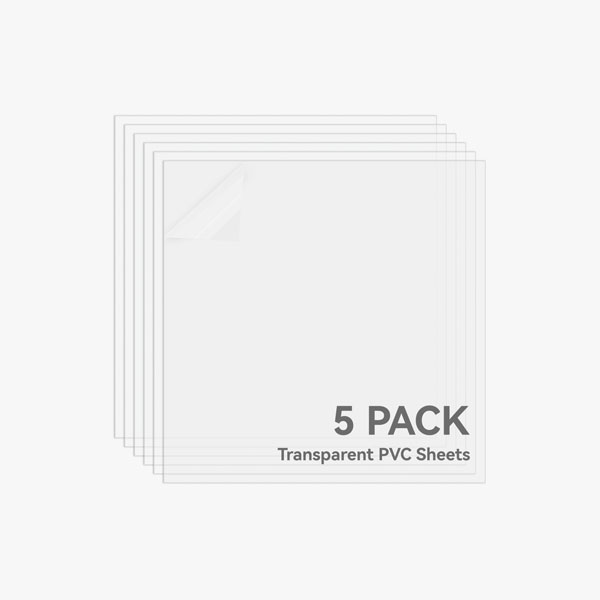 Bambu Lab Transparent PVC Sheet - 0.3mm - 5 pieces