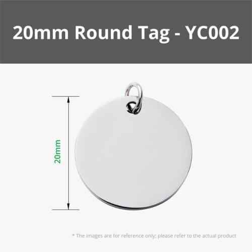 Bambu Lab Stainless Steel Tag Round Small – 5 pieces