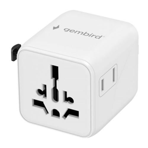 Universal travel adapter - White