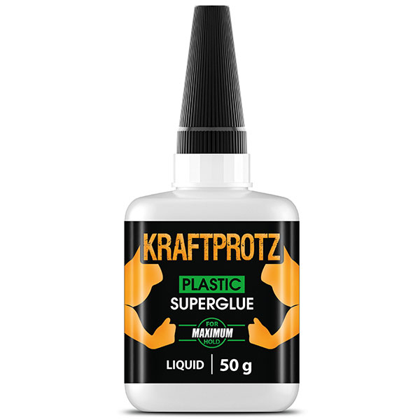 KRAFTPROTZ Plastic Super Glue - Liquid - 50 g