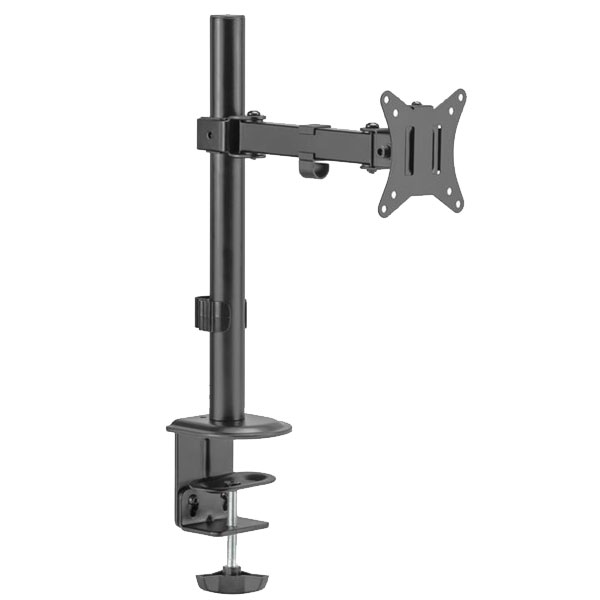 Enkelvoudige monitorarm voor bureau-montage, 17”-32”