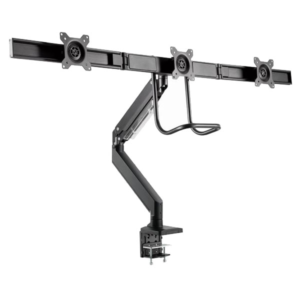 Monitorarm met gasveer voor 3 monitoren