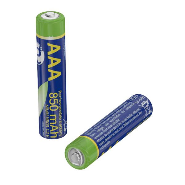 Oplaadbare AAA batterijen 2 stuks 850mAh
