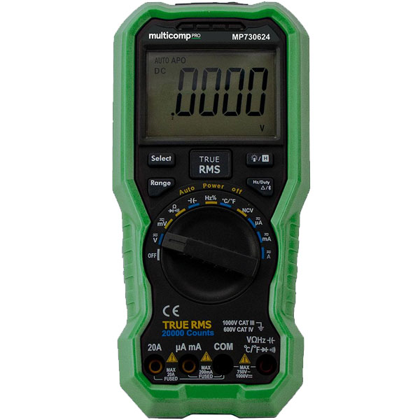 DMM W/BLUETOOTH, TRMS, 20A, 1KV