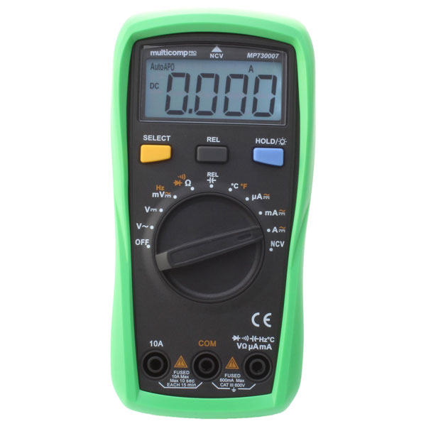 DMM, AUTO, 10A, 600V, 6000 COUNT