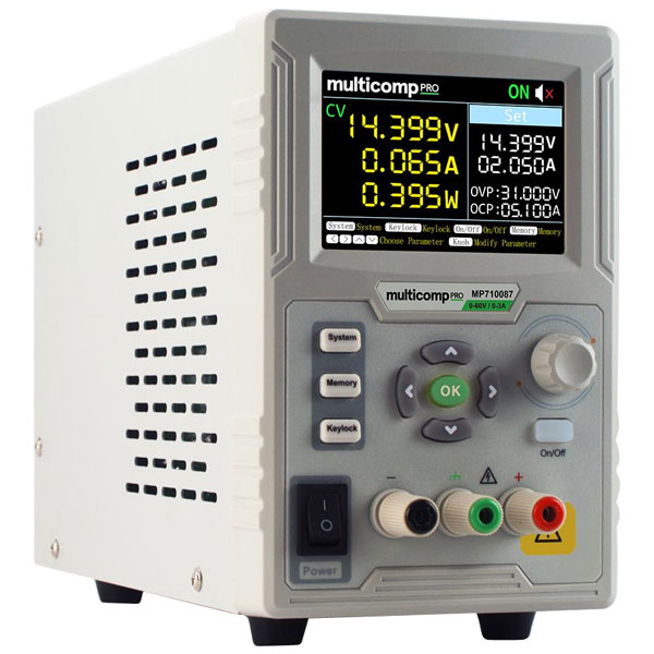 DC POWER SUPPLY, 1CH, 60V, 3A, 180W