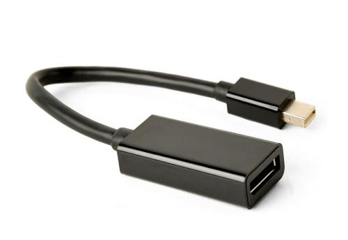 4K Mini DisplayPort adapterkabel, 15 cm, zwart