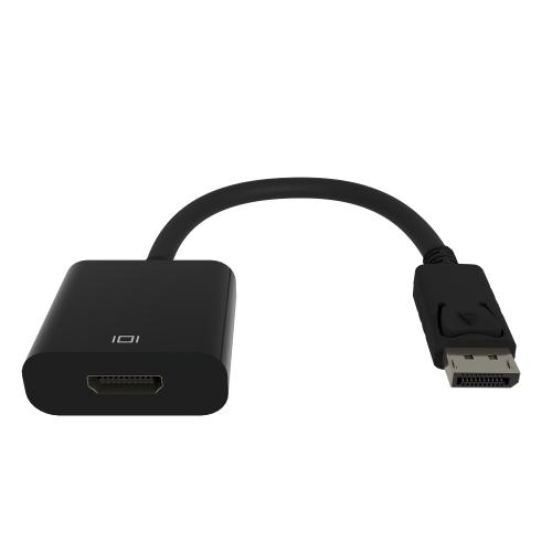DisplayPort naar HDMI adapter zwart, Blister verpakking