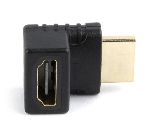 Haakse HDMI verloopstekker, 270° naar beneden