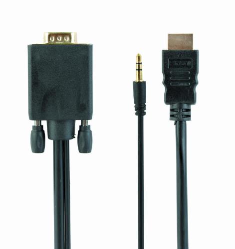 HDMI naar VGA kabel met audio, 3 meter